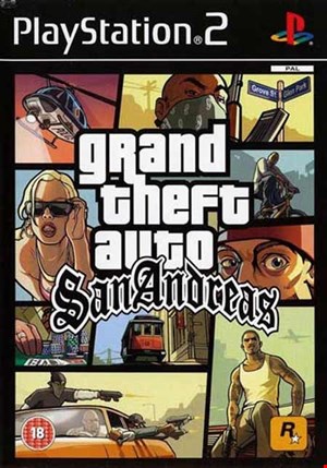  بازی پلی استیشن 2 | Grand Theft Auto: San Andreas-ps2